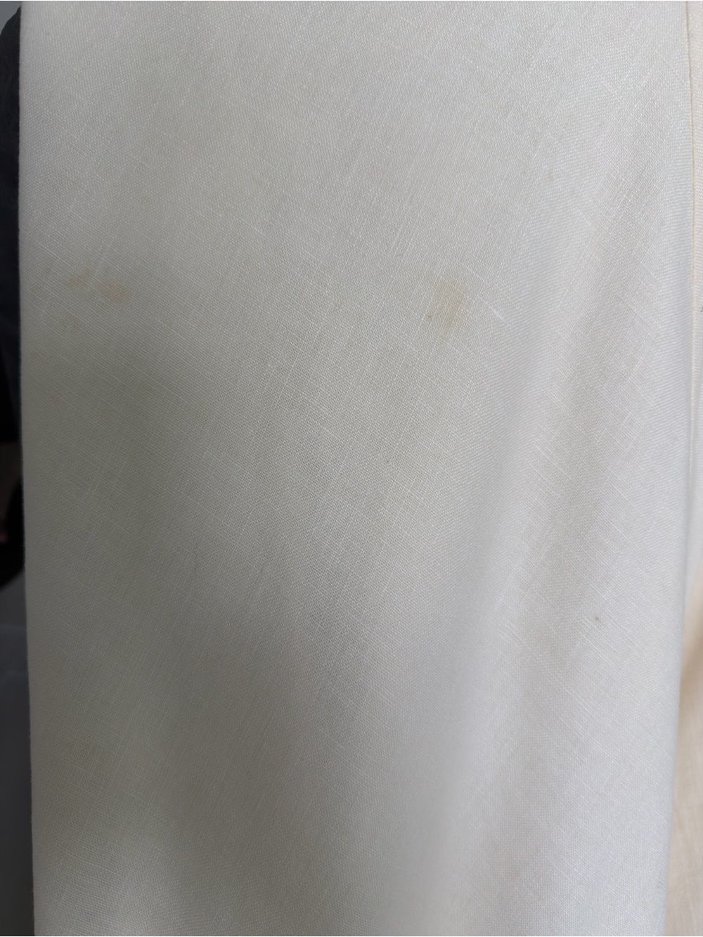 Zimmermann Cream 100% linen straight Midi Skirt - Picture 7 of 7